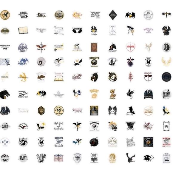 Rebecca Yarros Fourth Wing Stickers - Picture 5 of 8